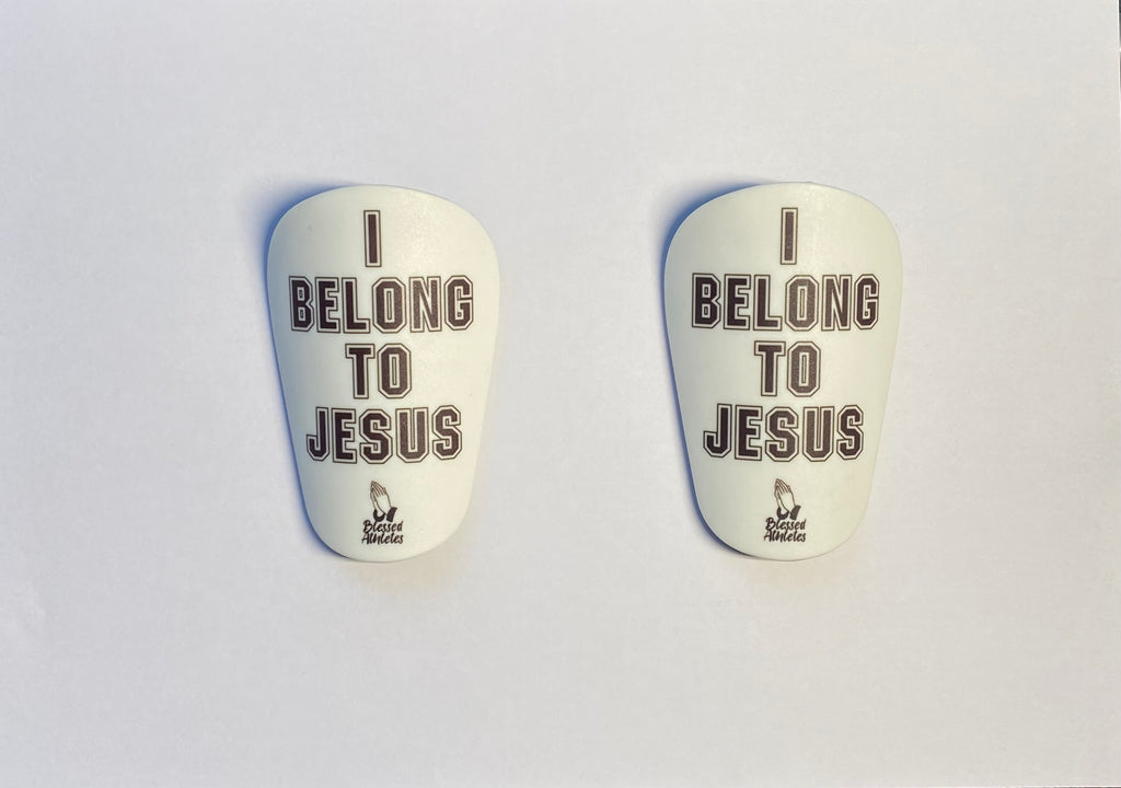 I belong to Jesus mini shin pads